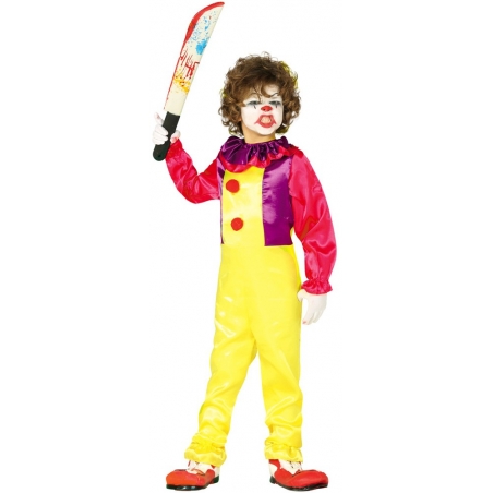 déguisement de clown tueur pour garçon, une combinaison terrifiante idéale pour Halloween