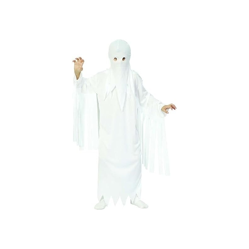 Déguisement fantome blanc pour enfant de 5 à 6 ans idéal pour une Halloween Party