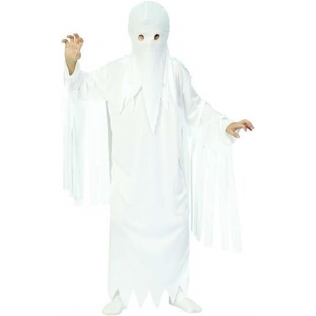 Déguisement fantome blanc pour enfant de 5 à 6 ans idéal pour une Halloween Party