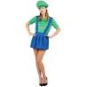 Déguisement plombier vert femme, incarnez un personnage digne de Luigi pour fêter un EVJF Déguisement plombier vert femme, incarnez un personnage digne de Luigi pour fêter un EVJF