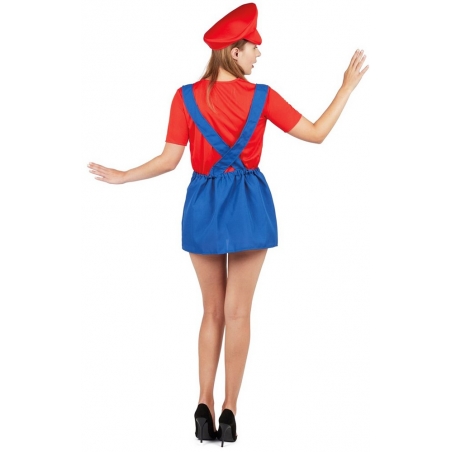 Déguisement femme plombier rouge, une tenue idéale pour s'amuser lors d'un enterrement de vie de jeune fille Déguisement femme plombier rouge, une tenue idéale pour s'amuser lors d'un enterrement de vie de jeune fille