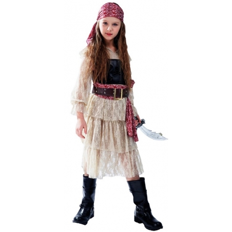 Déguisement de pirate pour fille, transformez votre fille en corsaire pour sa fête