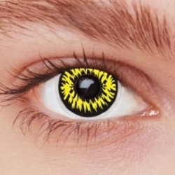 Lentilles loup jaune, adoptez un regard bestial pour Halloween