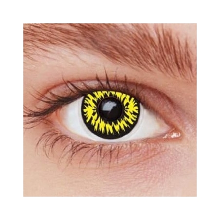 Lentilles loup jaune, adoptez un regard bestial pour Halloween