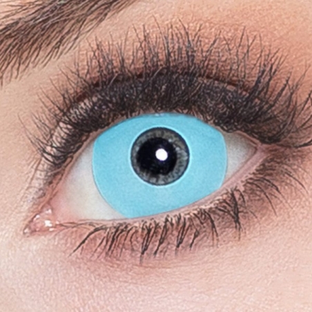 Lentilles de contact couleur bleu, lentilles fantaisie sans correction