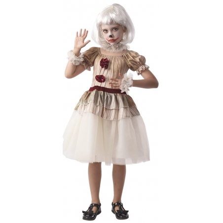 Déguisement de clown de film d'horreur pour fille idéal pour se déguiser pour Halloween
