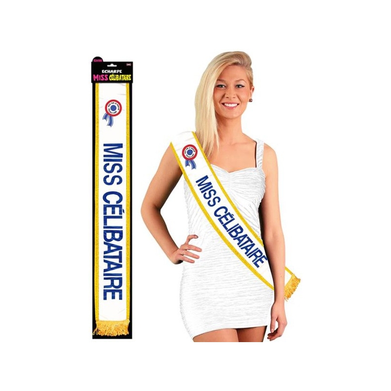 Écharpe miss célibataire