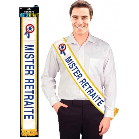 Écharpe Retraite Homme, une écharpe humoristique idéale pour fêter un départ à la retraite - ECH1211MISTRETRAIT Écharpe Retraite Homme, une écharpe humoristique idéale pour fêter un départ à la retraite - ECH1211MISTRETRAIT