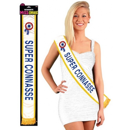 Écharpe super connasse, le cadeau original et rigolo idéal pour fêter un enterrement de vie de jeune fille - ECH1211SCONNASSE Écharpe super connasse, le cadeau original et rigolo idéal pour fêter un enterrement de vie de jeune fille - ECH1211SCONNASSE