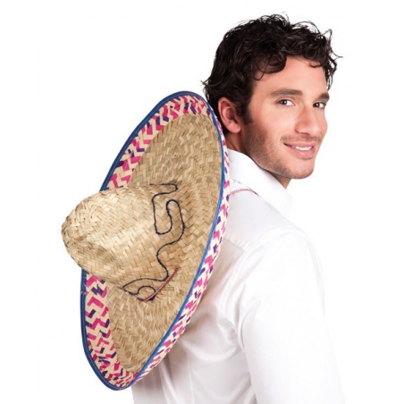 Chapeau mexicain en paille
