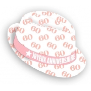 Chapeau D’anniversaire Réglable Pour Chien/chat - Avec Bougie Imprimée, Tissu Doux, Taille Petit/moyen, Rose Ou Bleu - 2