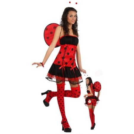 Deguisement femme coccinelle adulte - WA228S Deguisement femme coccinelle adulte - WA228S