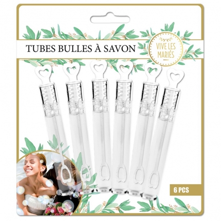 Tubes bulles à savon mariage fêter la sortie des mariés - 16416-6