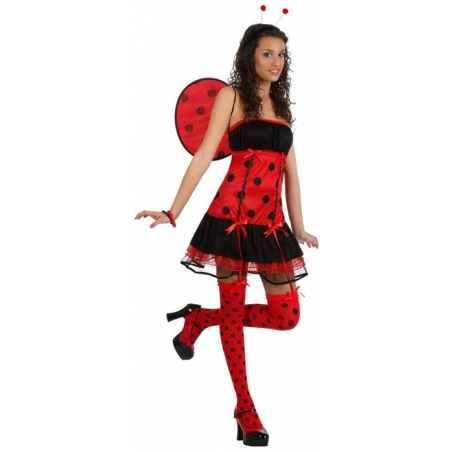 deguisement de coccinelle pour femme avec mini short - WA228S deguisement de coccinelle pour femme avec mini short - WA228S