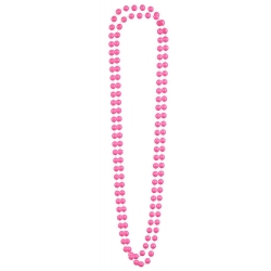 Collier de perles rose fluo idéal accessoiriser votre tenue thème années 80