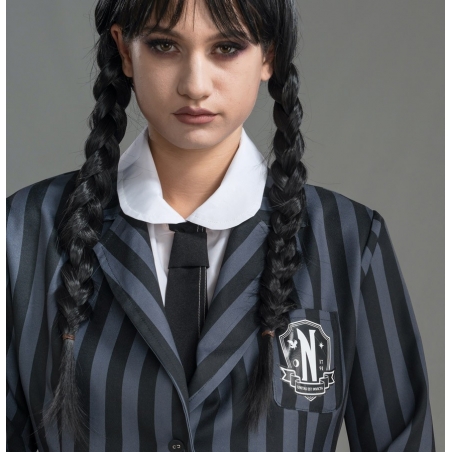 Costume de Mercredi Addams en uniforme Nevermore Academy pour femme - Costume famille Addams officiel