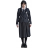 Déguisement Mercredi Addams, uniforme Nevermore 14 ans / 16 ans (164 cm) sous licence officielle Déguisement Mercredi Addams, uniforme Nevermore 14 ans / 16 ans (164 cm) sous licence officielle