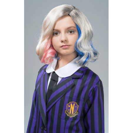 Uniforme Nevermore noir et violet pour fille de 9 ans à 16 ans idéal pour Halloween ou une soirère déguisée à thème