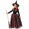 Déguisement sorcière d'automne pour fille avec sa longue robe et son chapeau Déguisement sorcière d'automne pour fille avec sa longue robe et son chapeau