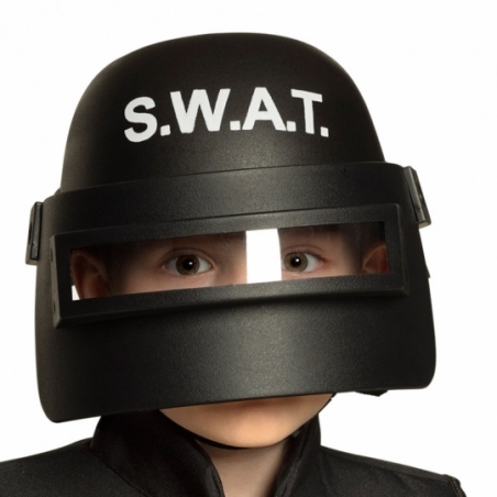 Casque S.W.A.T pour enfant idéal pour compléter son déguisement Casque S.W.A.T pour enfant idéal pour compléter son déguisement