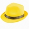 Borsalino jaune fluo, un chapeau idéal pour une soirée années 80 Borsalino jaune fluo, un chapeau idéal pour une soirée années 80
