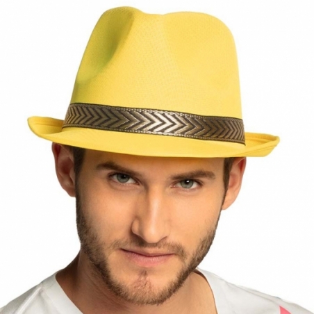 Borsalino jaune fluo