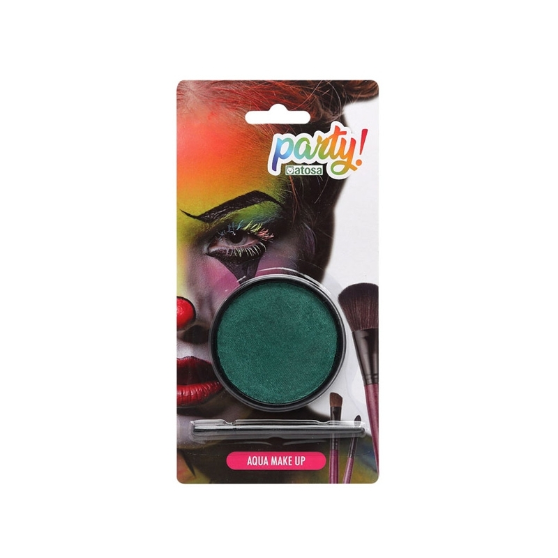 Maquillage vert à l'eau idéal pour Carnaval et Halloween