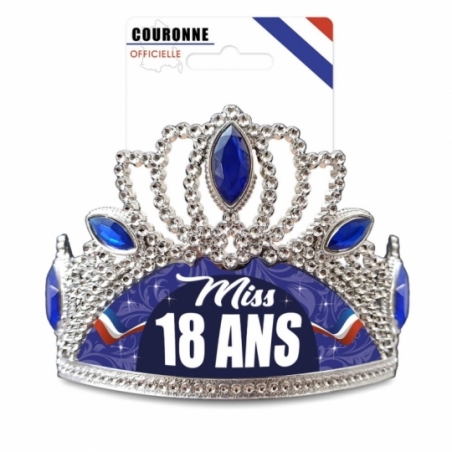 Couronne anniversaire 18 ans pour femme