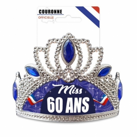 Couronne anniversaire 60 ans pour femme