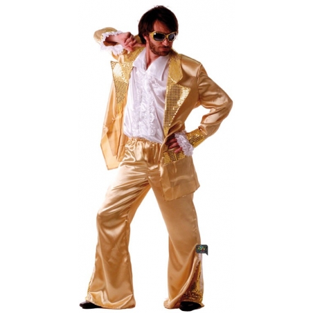 Déguisement disco or pour homme Déguisement disco or pour homme