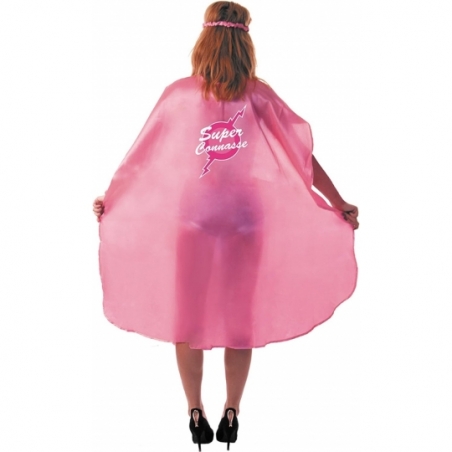 Cape Super Conasse avec masque idéal pour une fête pleine d'humour Cape Super Conasse avec masque idéal pour une fête pleine d'humour