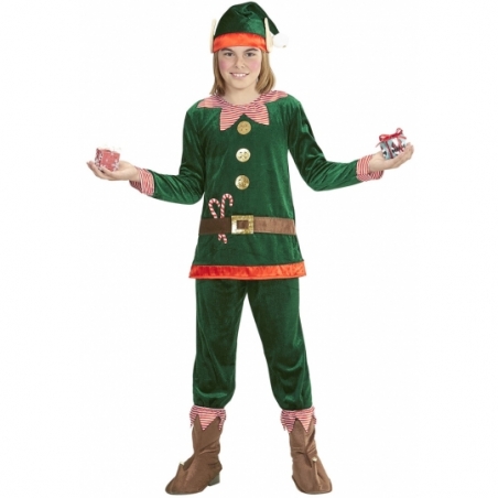 Costume de lutin de Noël pour fille