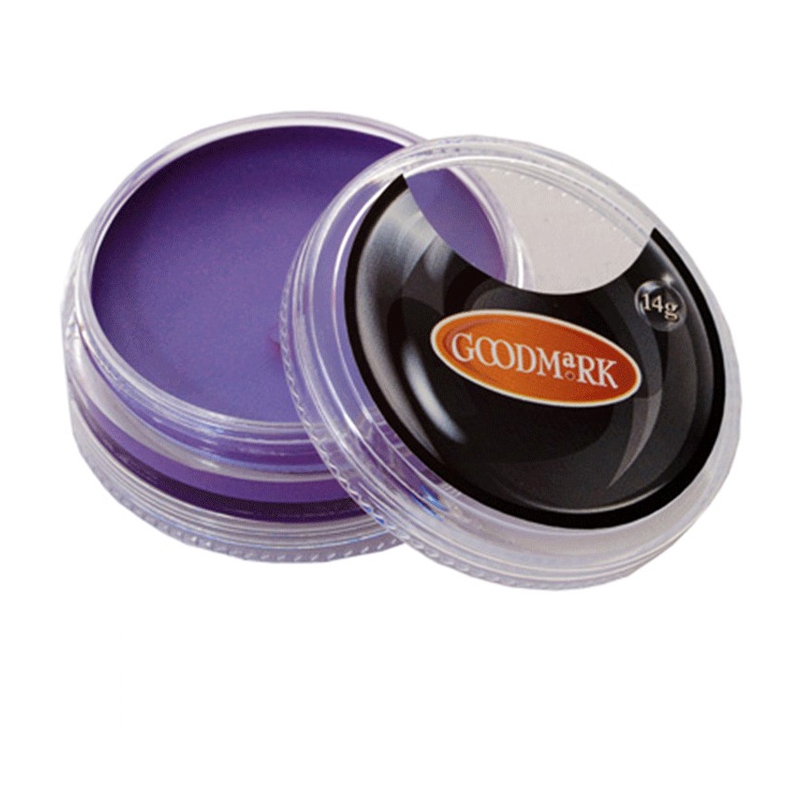 Maquillage violet à l'eau pour Carnaval et Halloween