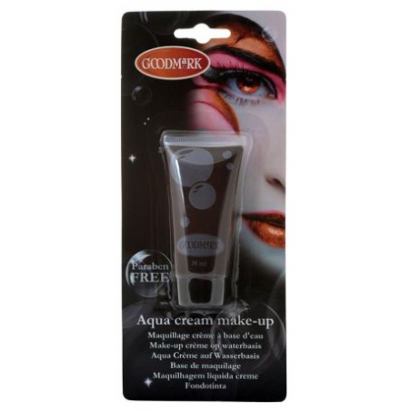 Tube de maquillage noir en crème sans paraben idéal pour réaliser un maquillage pour Halloween ou Carnaval