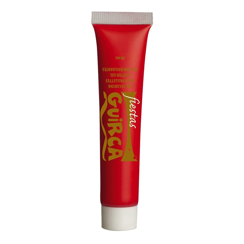 Tube de maquillage rouge en crème idéal pour réaliser un maquillage pour Carnaval ou Halloween