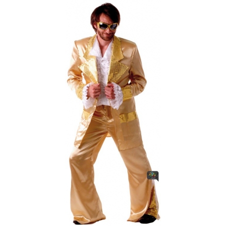 Déguisement disco couleur or années 70 pour homme Déguisement disco couleur or années 70 pour homme