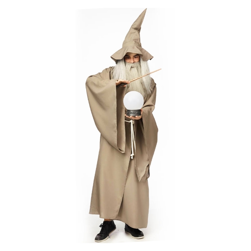 Costume de sorcier luxe pour homme idéal une fête médiévale ou pour fêter Halloween