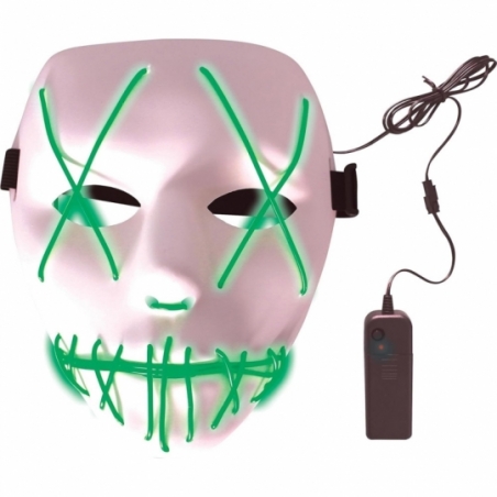 Masque avec LED inspiré du film La Purge