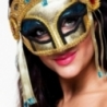 Masque venitien egyptienne dorée Masque venitien egyptienne dorée