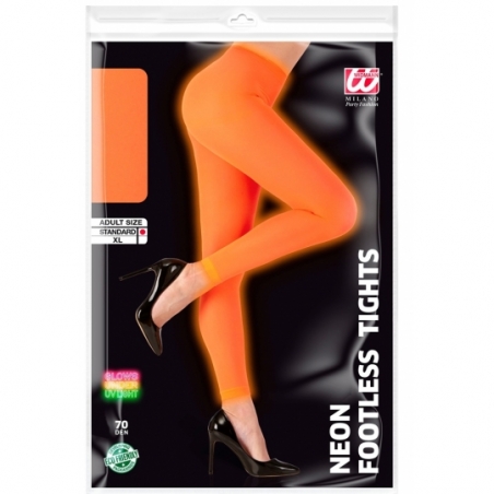 Legging neon orange, adoptez le look 80's