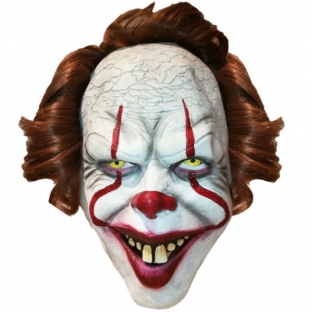 Masque de clown de film d'horreur, masque intégral en latex