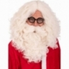Perruque et barbe de Père Noël couleur ivoire Perruque et barbe de Père Noël couleur ivoire