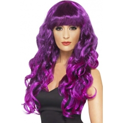 perruque violette pas cher