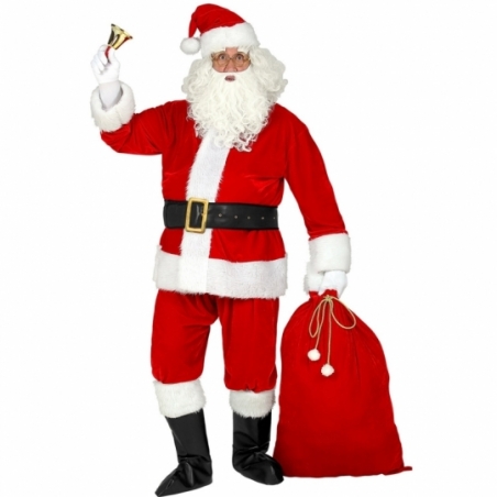 Costume Père Noël luxe très complet pour homme