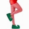 Paire sur-chaussures de lutin portée par une femme Paire sur-chaussures de lutin portée par une femme