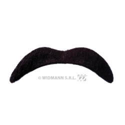 Lot De 2 Fausse Moustache Adhésive Rétro 80’s – Schnauzer Brun Classique Pour Halloween & Déguisements Fun