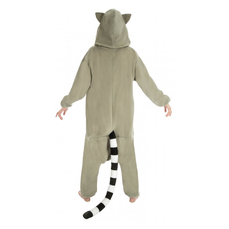 Combinaison raton laveur avec capuche, un déguisement d'animal rigolo pour homme et femme