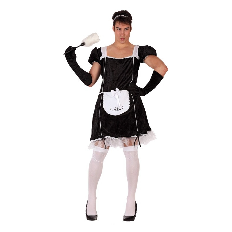 Deguisement de soubrette pour homme - enterrement de vie de célibataire