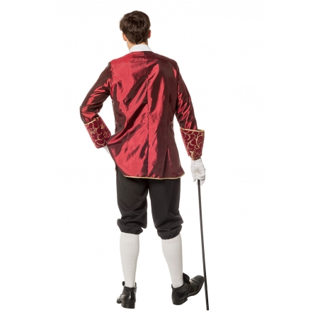 Tenue de marquis pour homme idéal pour une soirée thème carnaval de venise ou un bal masqué Tenue de marquis pour homme idéal pour une soirée thème carnaval de venise ou un bal masqué