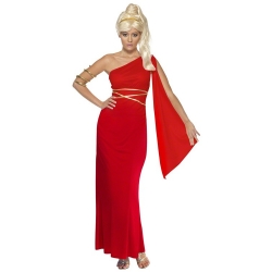 robe grecque rouge